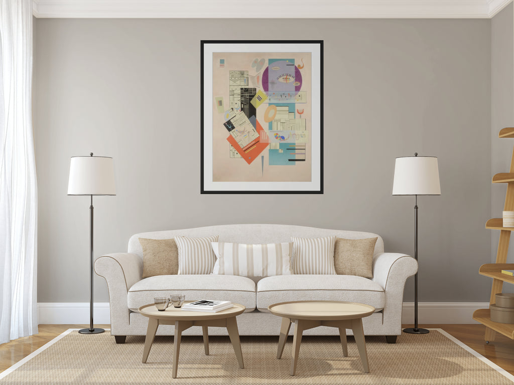 Couple on Horseback - Wassily Kandinsky - Premium 430g canvas (gallery quality)