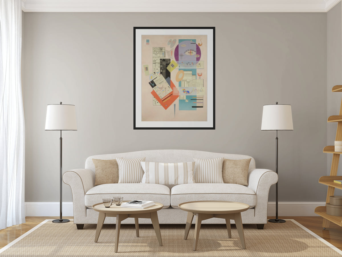 Couple on Horseback - Wassily Kandinsky - Premium 430g canvas (gallery quality)