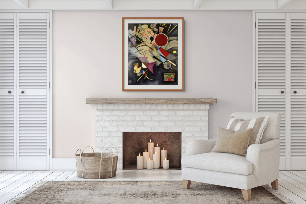 Couple on Horseback - Wassily Kandinsky - Premium 430g canvas (gallery quality)
