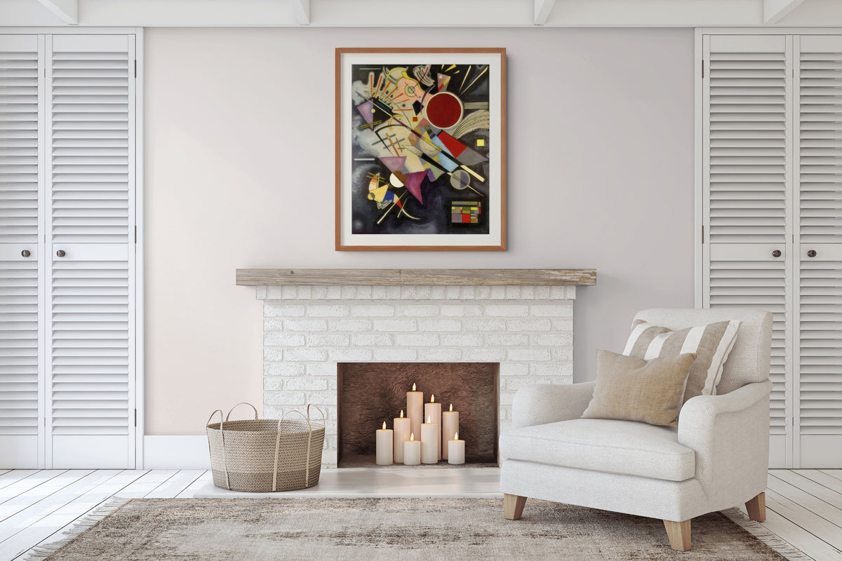 Couple on Horseback - Wassily Kandinsky - Premium 430g canvas (gallery quality)