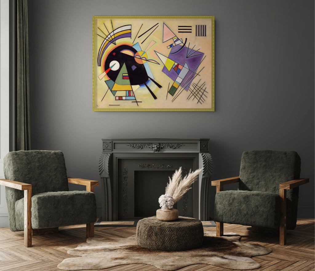 Couple on Horseback - Wassily Kandinsky - Premium 430g canvas (gallery quality)