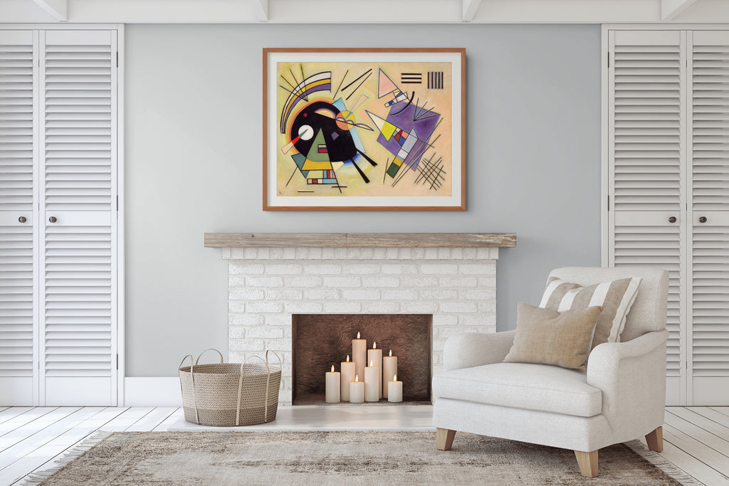 Couple on Horseback - Wassily Kandinsky - Premium 430g canvas (gallery quality)