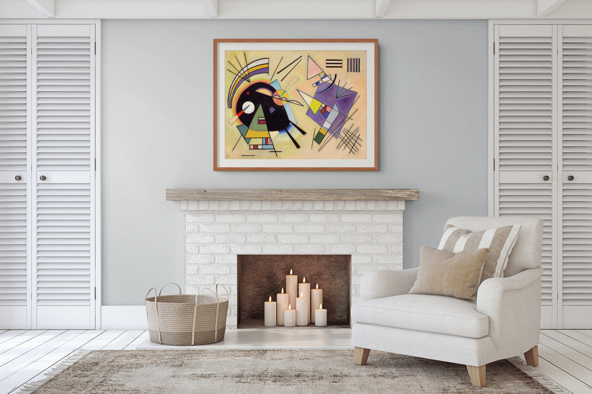 Couple on Horseback - Wassily Kandinsky - Premium 430g canvas (gallery quality)