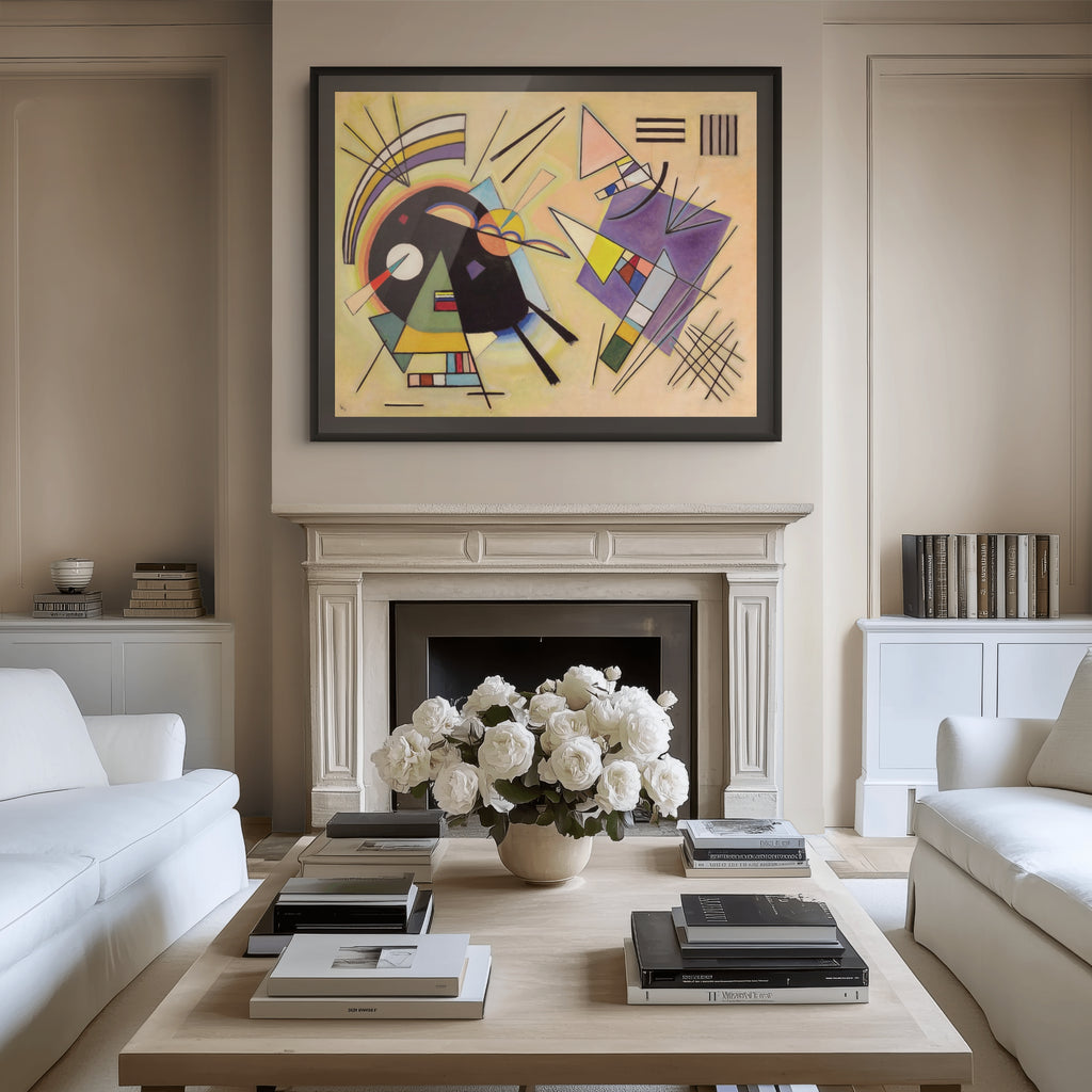 Couple on Horseback - Wassily Kandinsky - Premium 430g canvas (gallery quality)