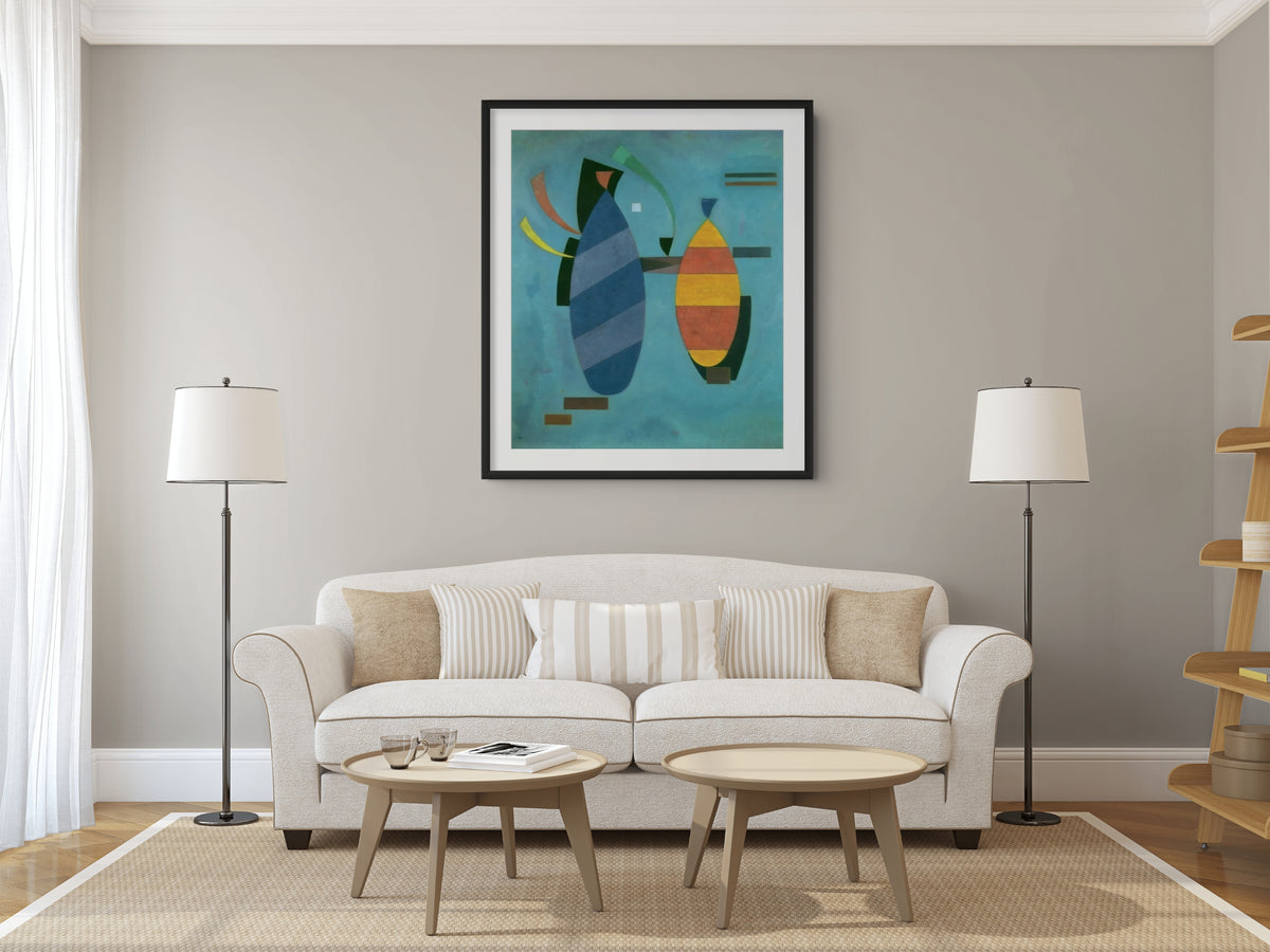 Couple on Horseback - Wassily Kandinsky - Premium 430g canvas (gallery quality)
