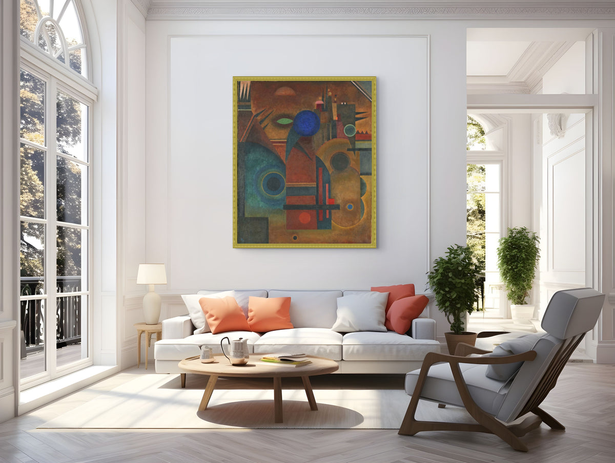 Couple à cheval - Vassily Kandinsky - Toile premium 430g (qualité galerie)