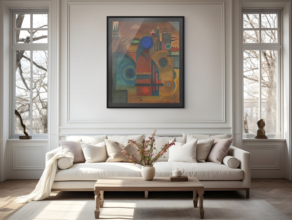 Couple à cheval - Vassily Kandinsky - Toile premium 430g (qualité galerie)