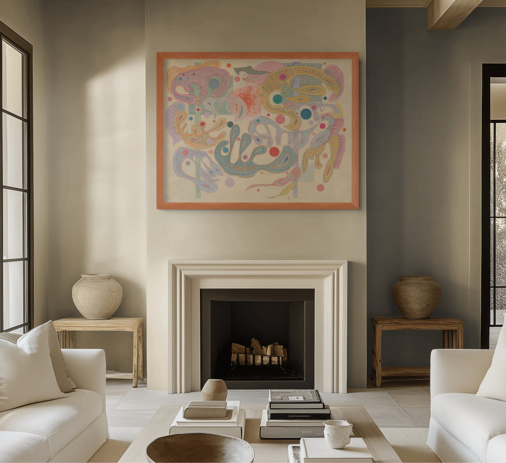 Couple à cheval - Vassily Kandinsky - Toile premium 430g (qualité galerie)
