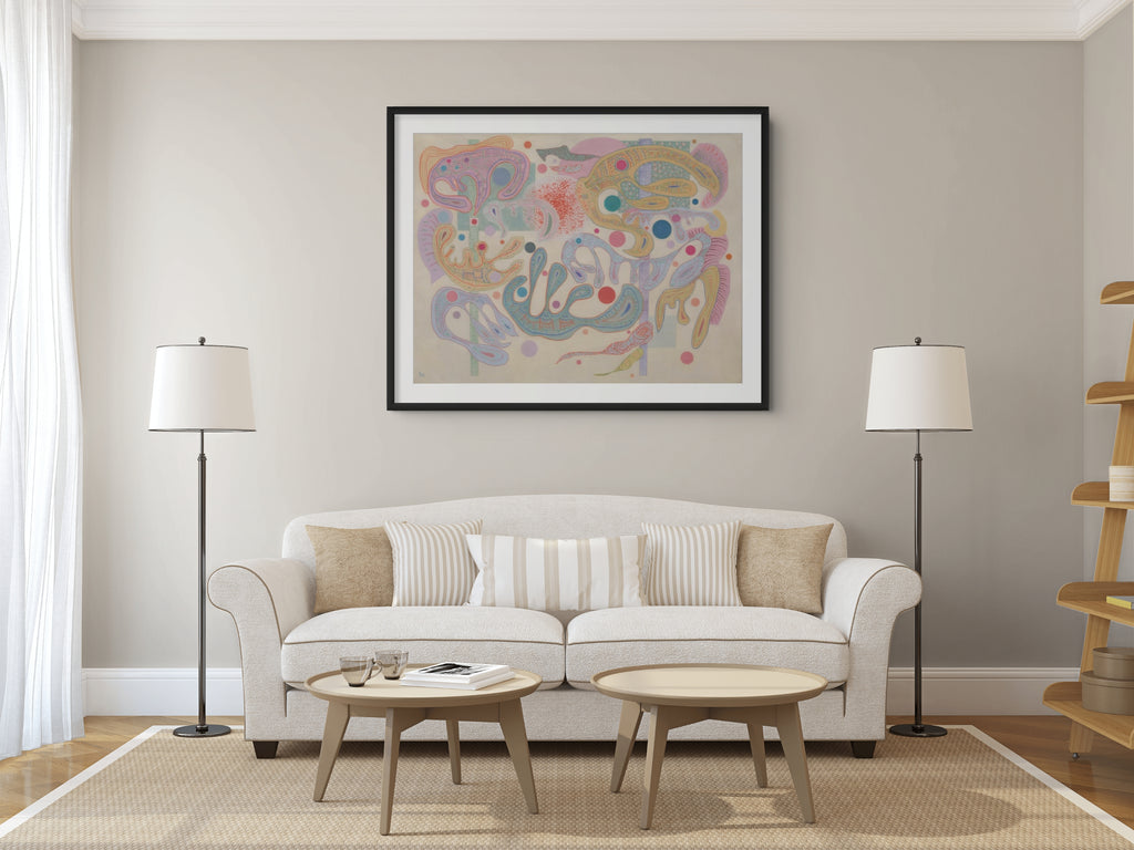 Couple à cheval - Vassily Kandinsky - Toile premium 430g (qualité galerie)