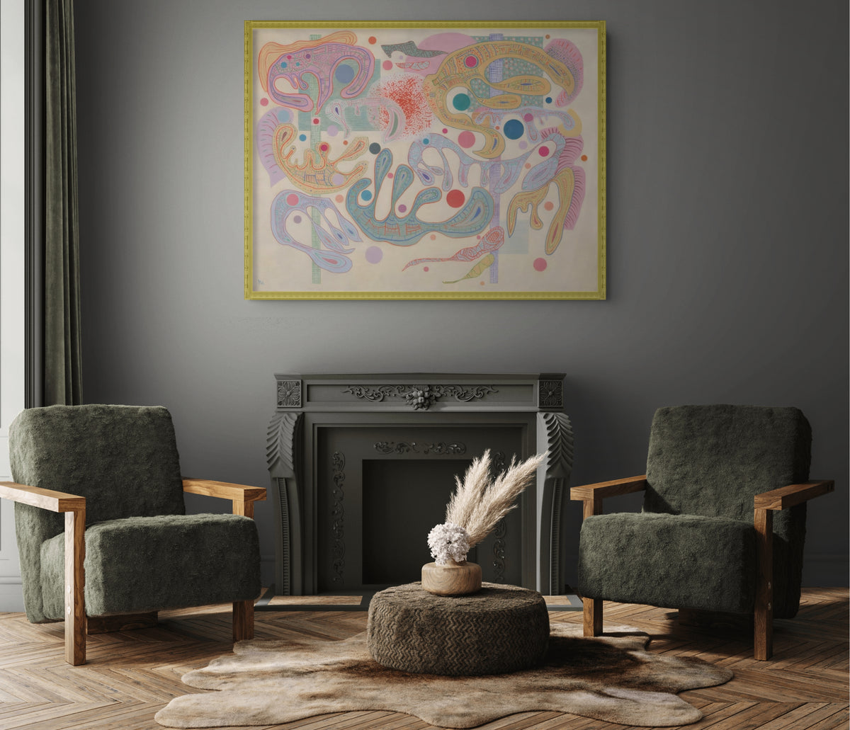 Couple à cheval - Vassily Kandinsky - Toile premium 430g (qualité galerie)