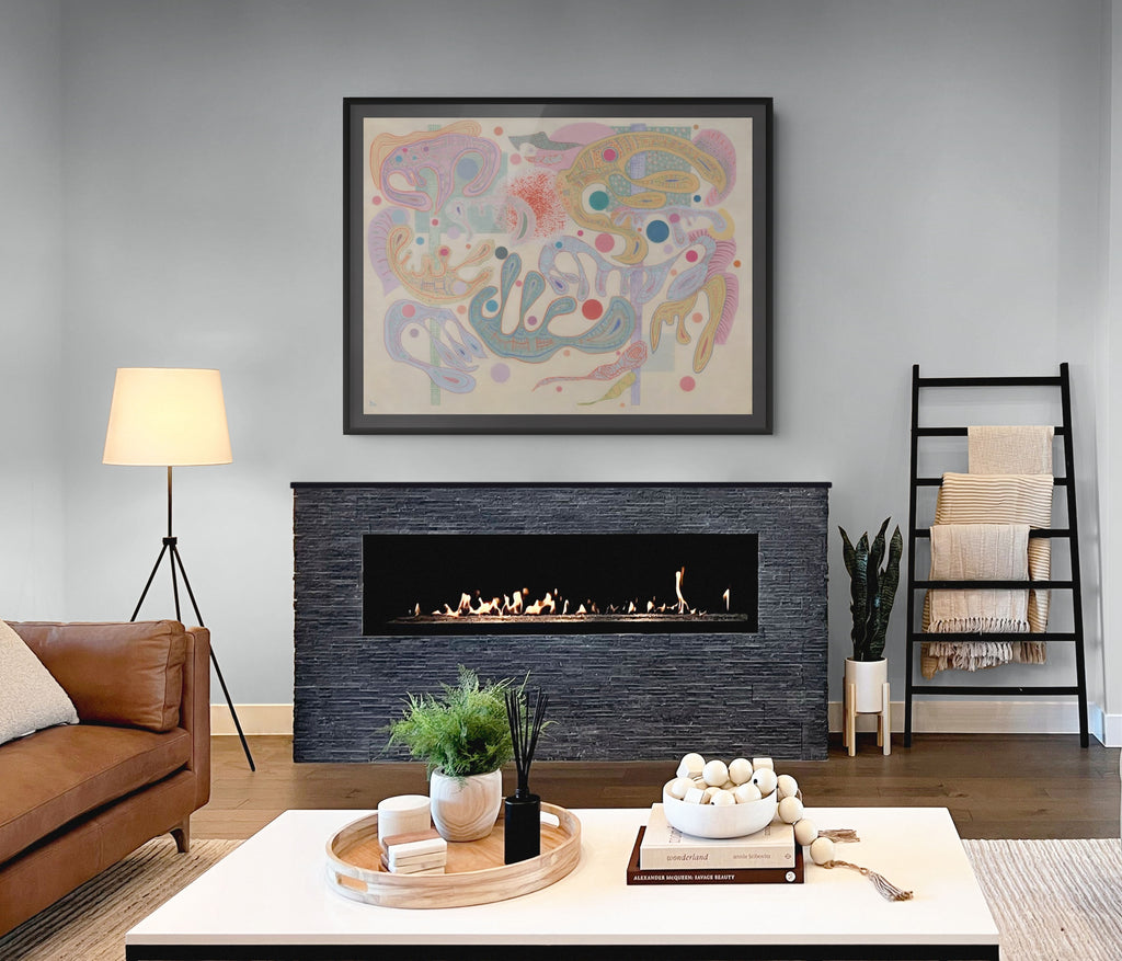 Couple à cheval - Vassily Kandinsky - Toile premium 430g (qualité galerie)