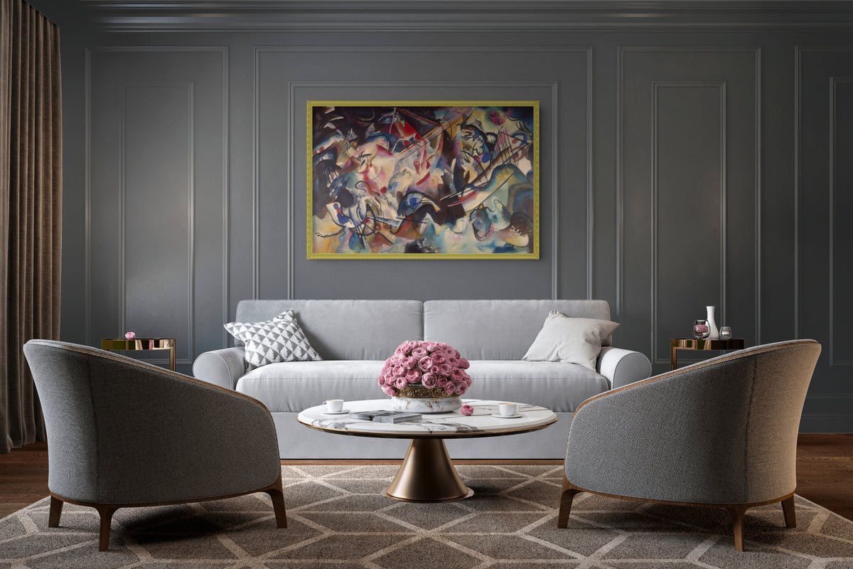 Composición VI - Wassily Kandinsky - Lienzo premium 430g (calidad de galeria)