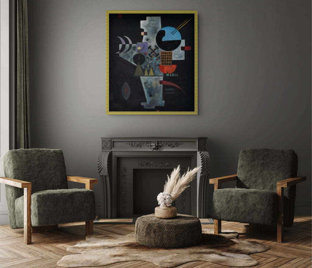 Couple on Horseback - Wassily Kandinsky - Premium 430g canvas (gallery quality)