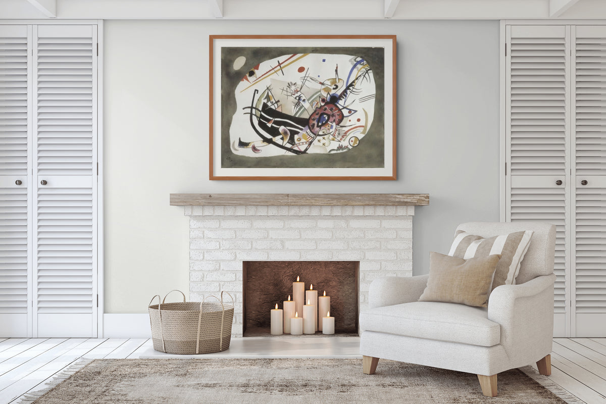 Couple on Horseback - Wassily Kandinsky - Premium 430g canvas (gallery quality)