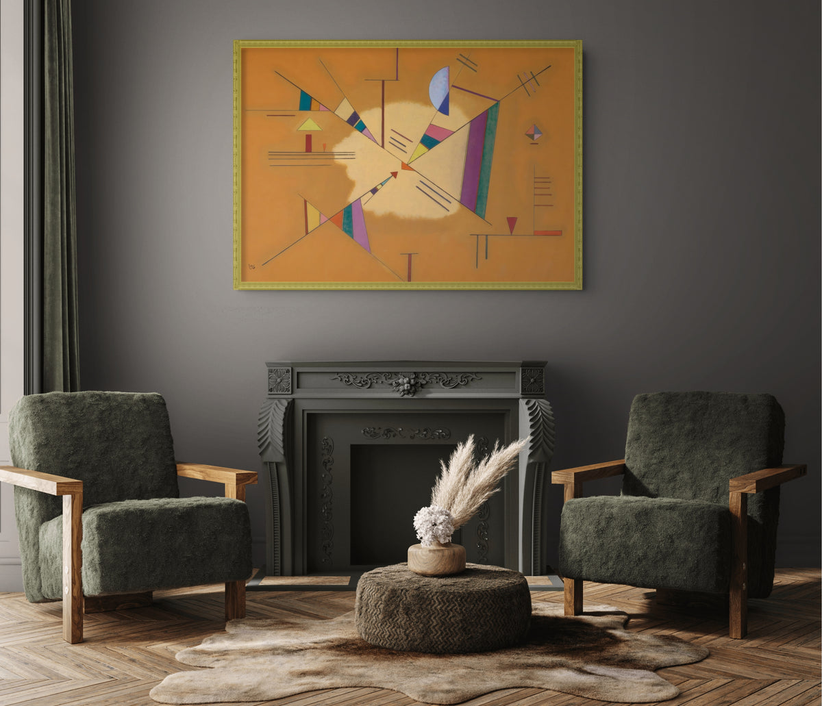 Couple à cheval - Vassily Kandinsky - Toile premium 430g (qualité galerie)