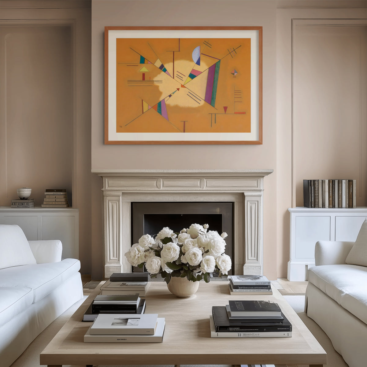 Couple à cheval - Vassily Kandinsky - Toile premium 430g (qualité galerie)