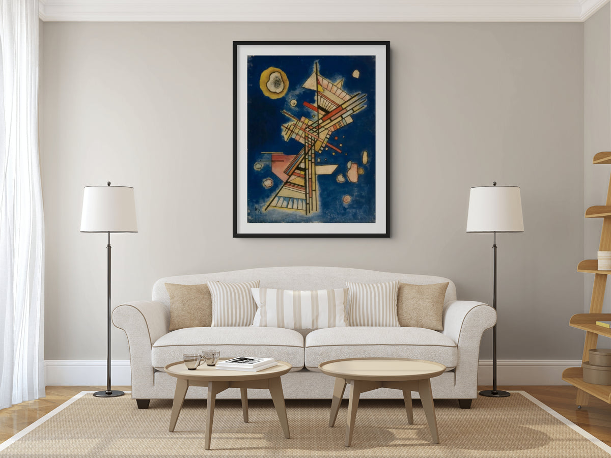Couple on Horseback - Wassily Kandinsky - Premium 430g canvas (gallery quality)