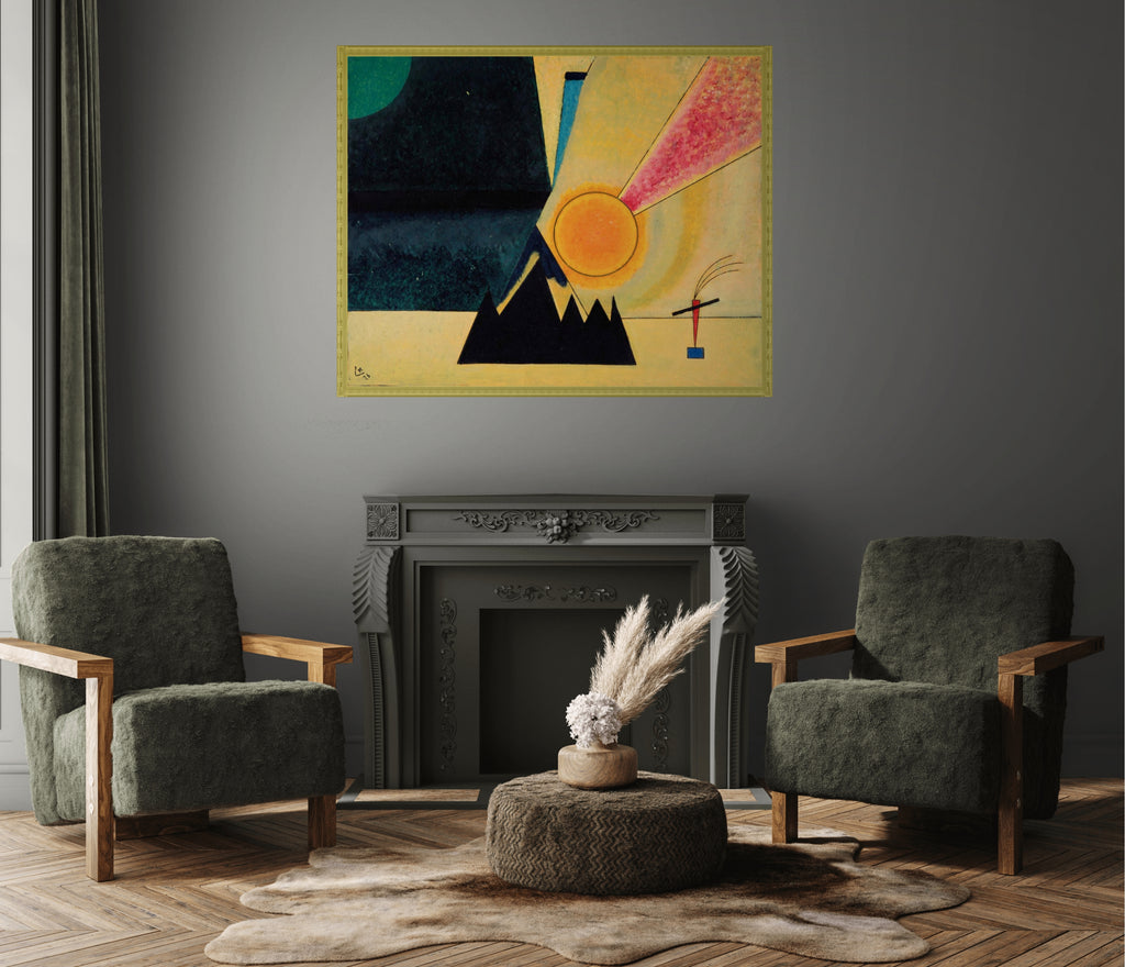 Desarrollo - Wassily Kandinsky - Lienzo premium 430g (calidad de galeria)