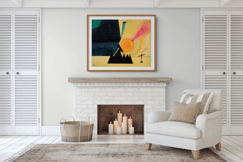 Desarrollo - Wassily Kandinsky - Lienzo premium 430g (calidad de galeria)
