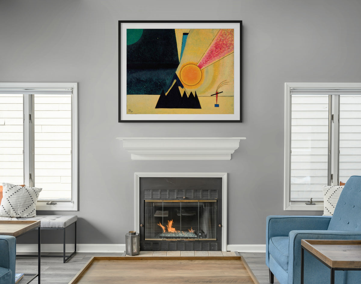 Desarrollo - Wassily Kandinsky - Lienzo premium 430g (calidad de galeria)