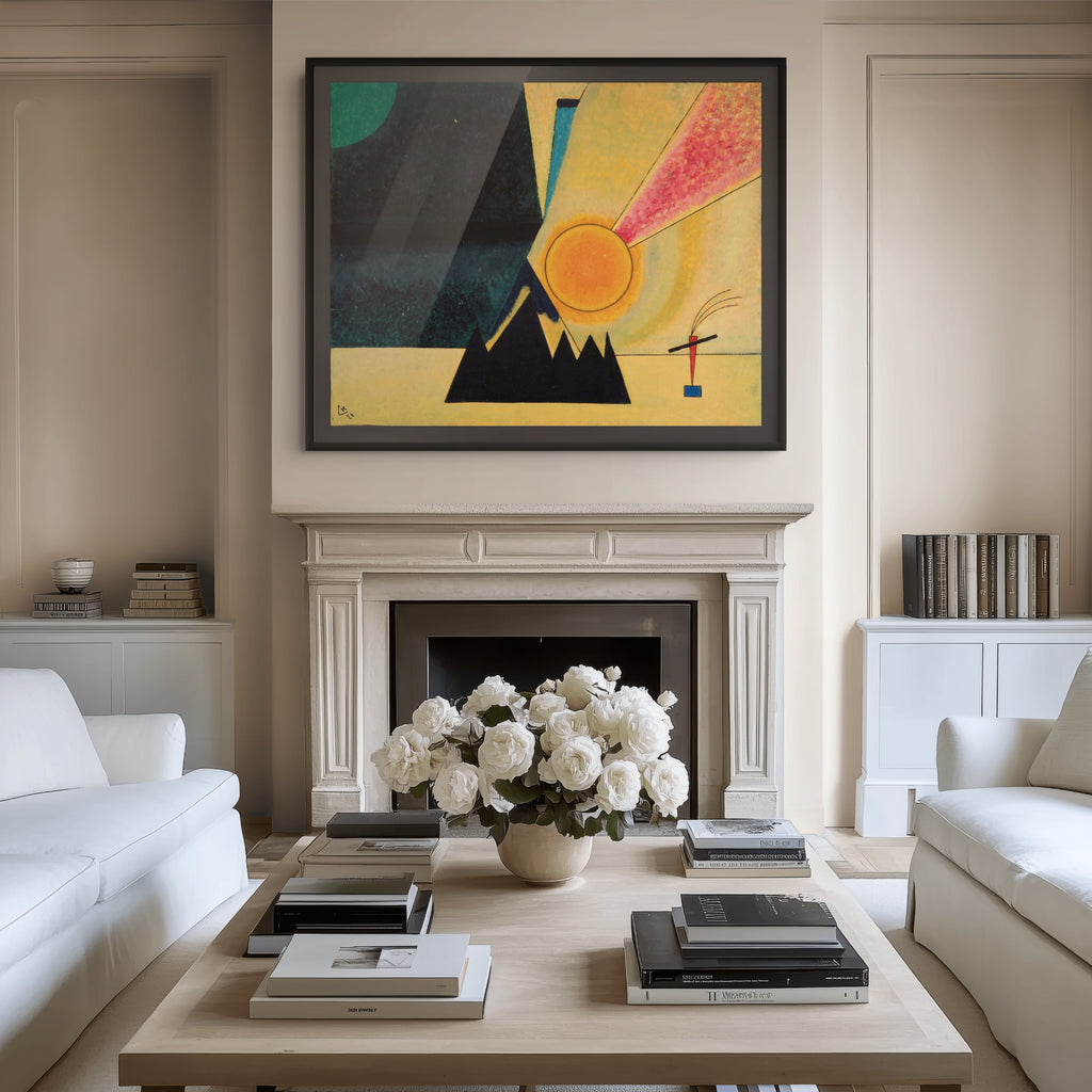 Desarrollo - Wassily Kandinsky - Lienzo premium 430g (calidad de galeria)