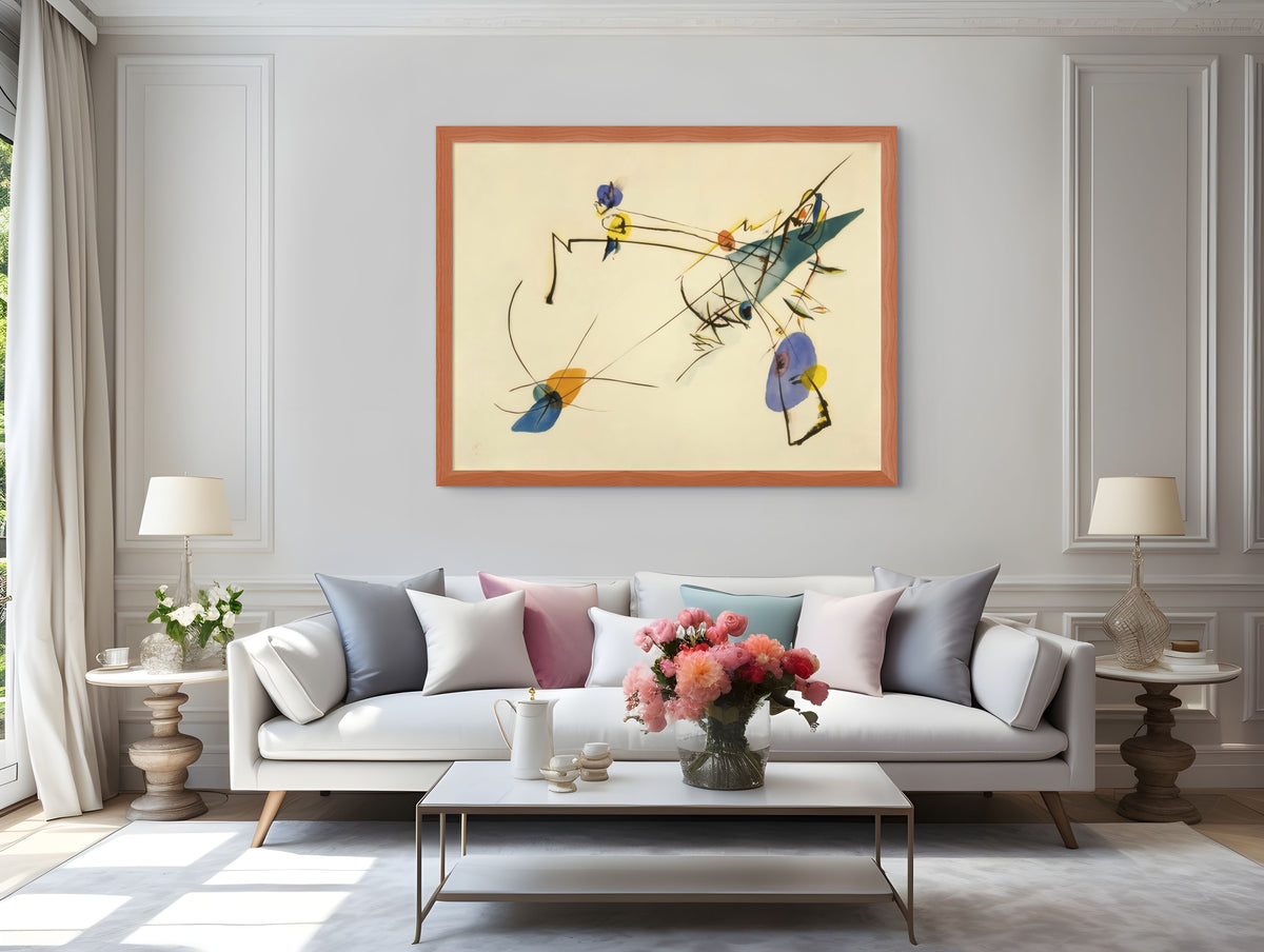 Couple on Horseback - Wassily Kandinsky - Premium 430g canvas (gallery quality)