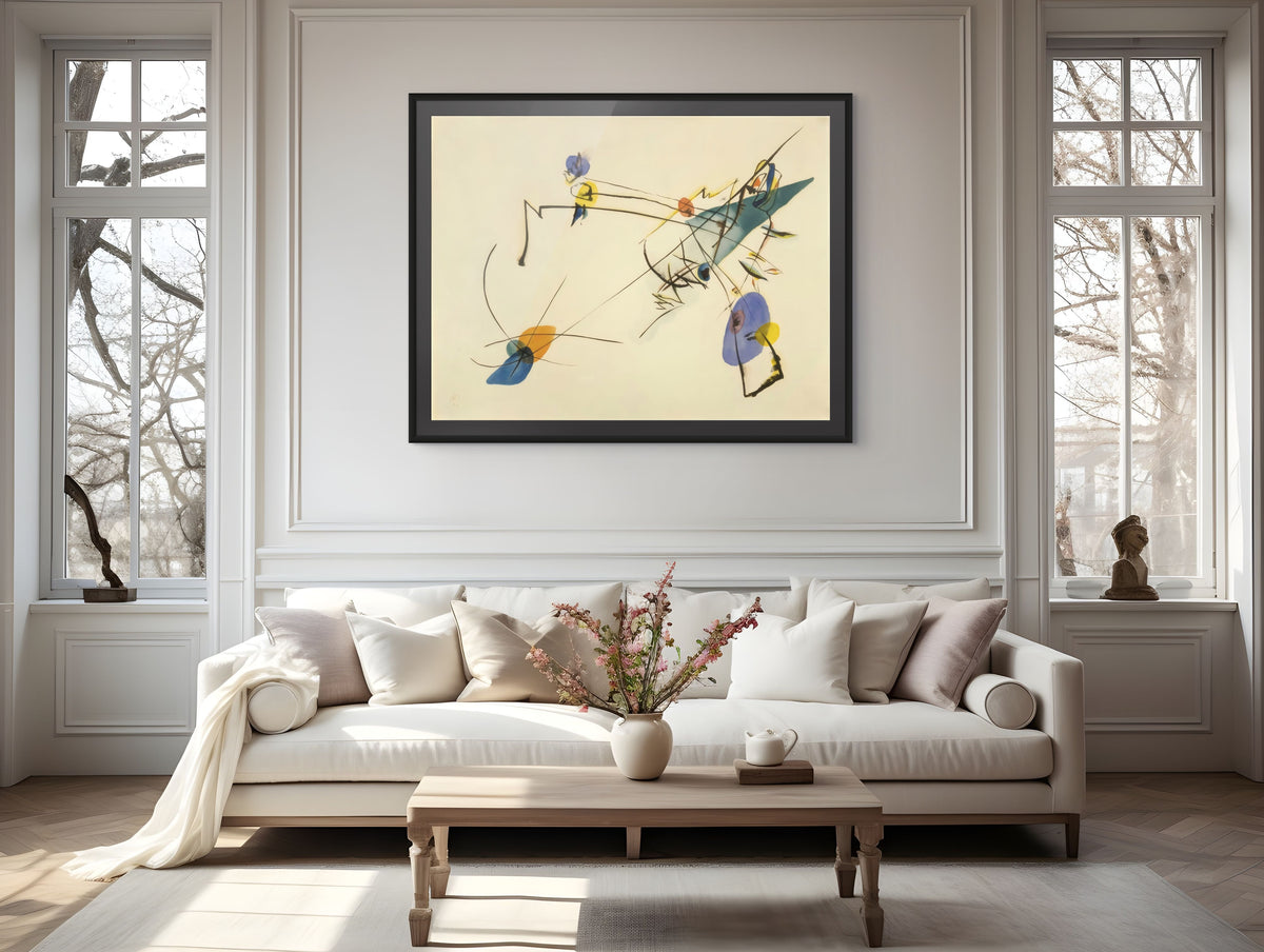 Couple on Horseback - Wassily Kandinsky - Premium 430g canvas (gallery quality)