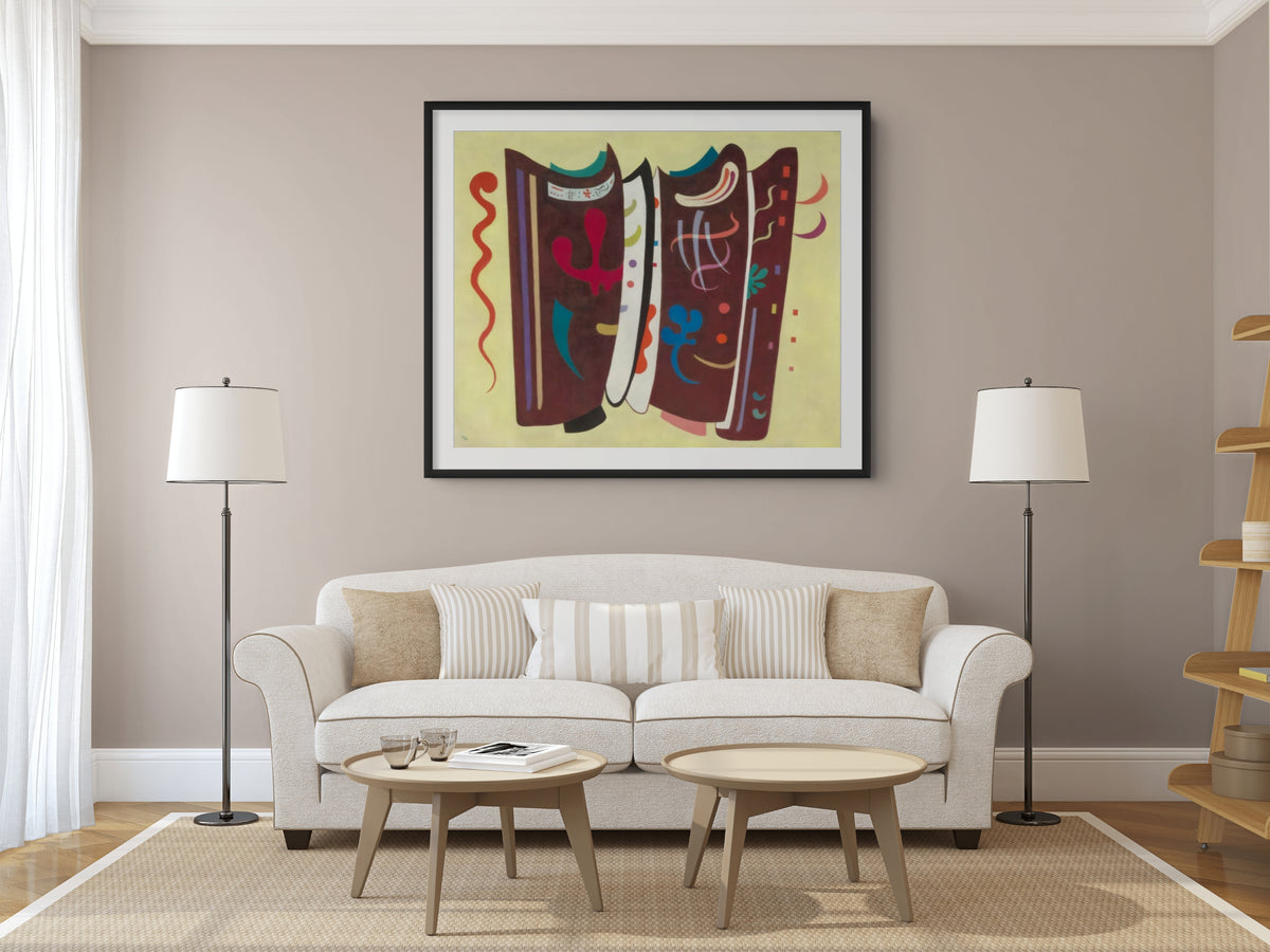 Couple on Horseback - Wassily Kandinsky - Premium 430g canvas (gallery quality)
