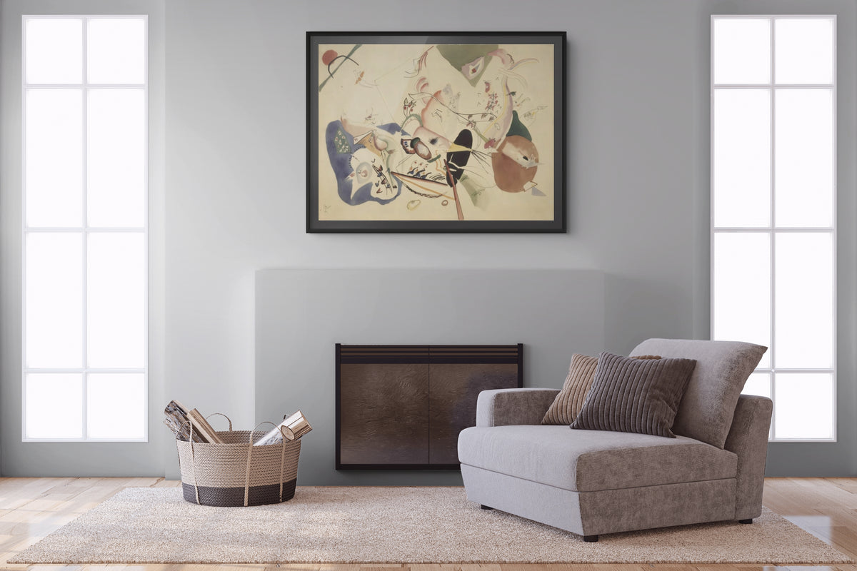Estudio para En gris - Wassily Kandinsky - Lienzo premium 430g (calidad de galeria)