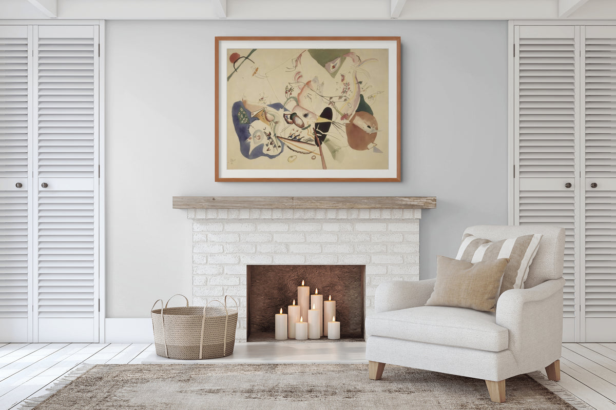 Estudio para En gris - Wassily Kandinsky - Lienzo premium 430g (calidad de galeria)