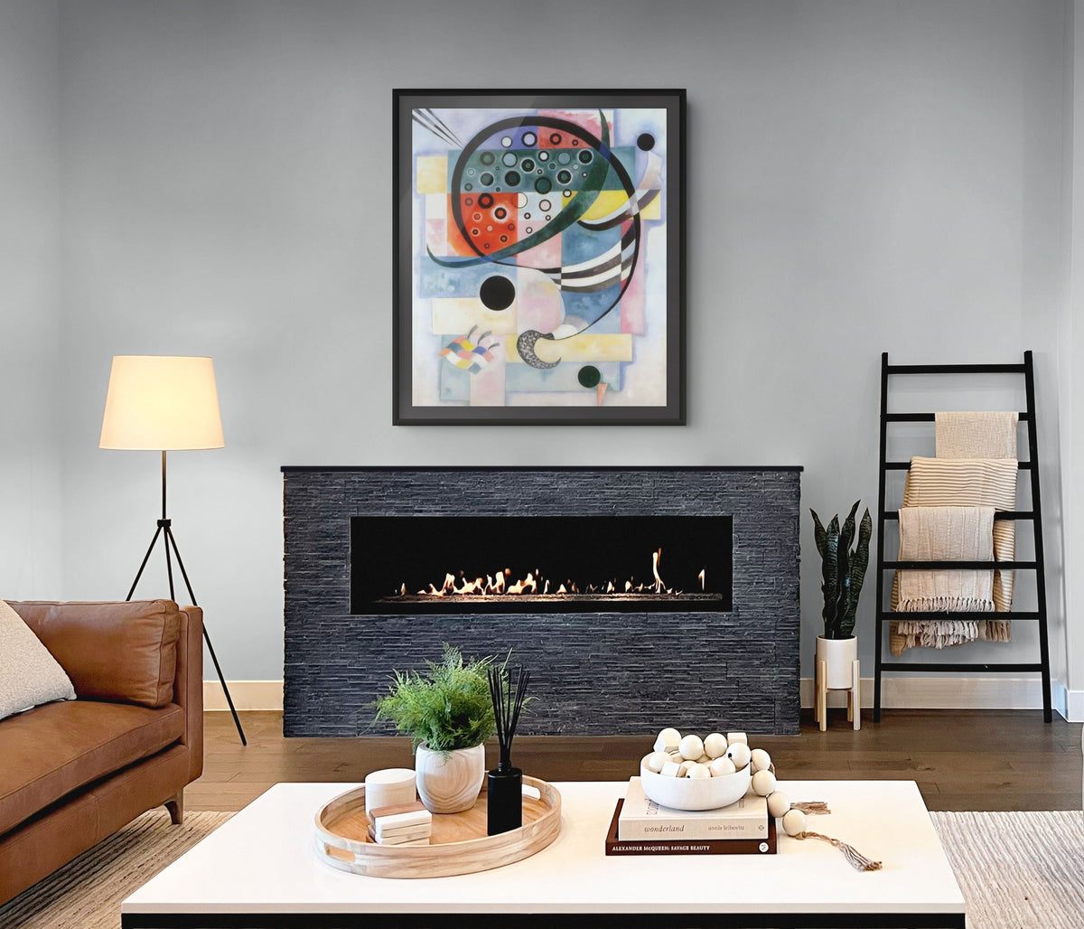 Couple à cheval - Vassily Kandinsky - Toile premium 430g (qualité galerie)