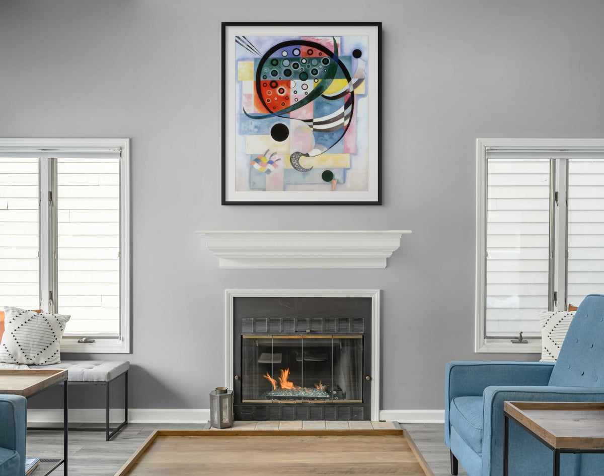 Couple à cheval - Vassily Kandinsky - Toile premium 430g (qualité galerie)