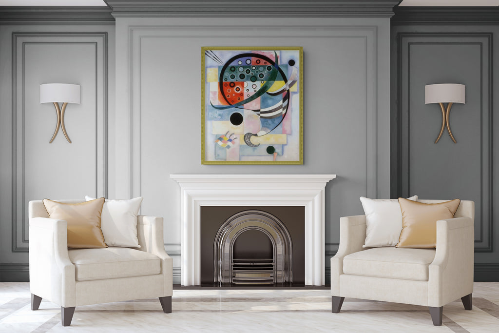 Couple à cheval - Vassily Kandinsky - Toile premium 430g (qualité galerie)
