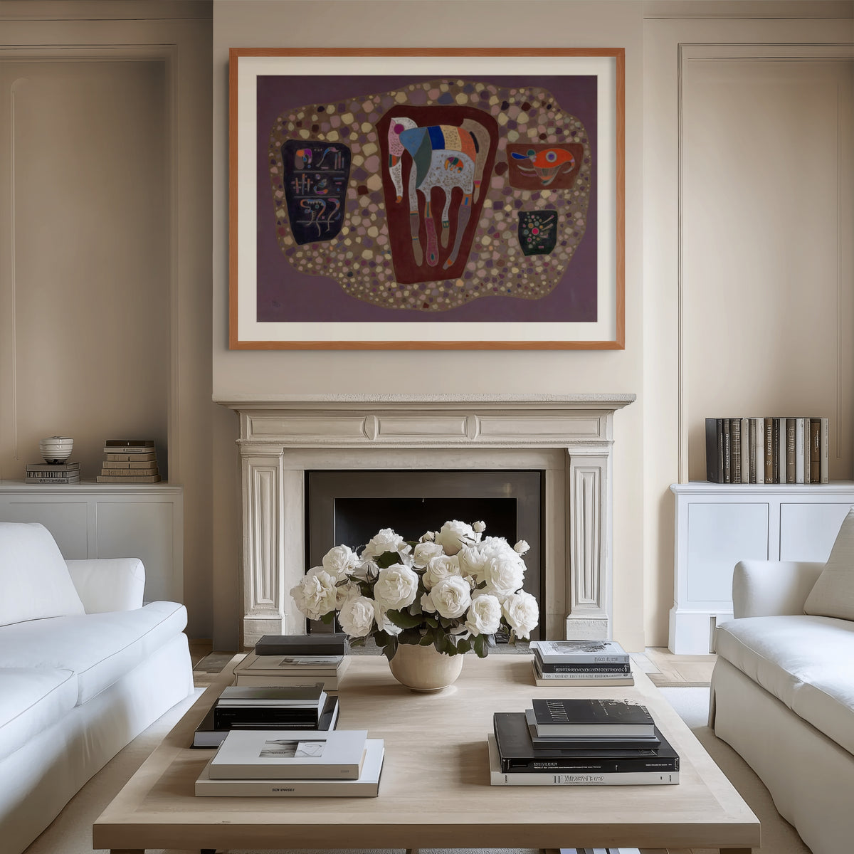 Couple à cheval - Vassily Kandinsky - Toile premium 430g (qualité galerie)