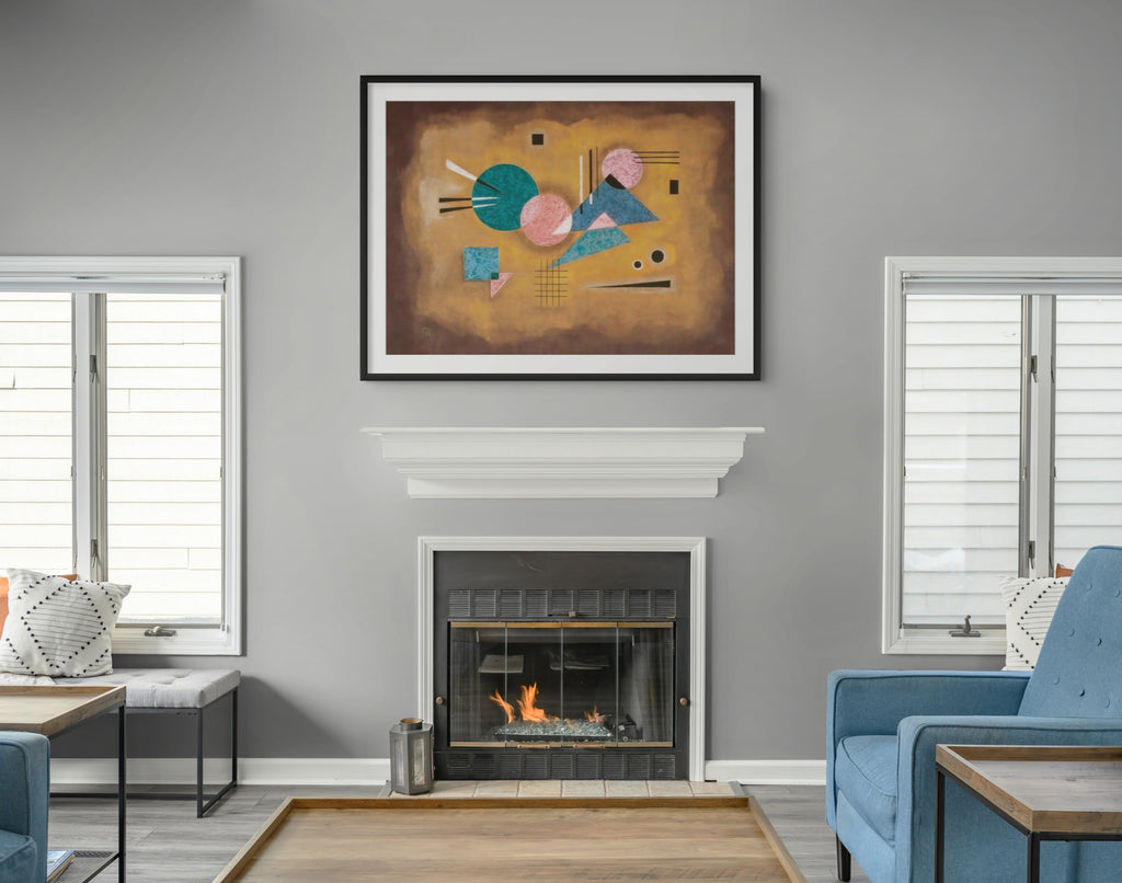 Rosa fusionado - Wassily Kandinsky - Lienzo premium 430g (calidad de galeria)