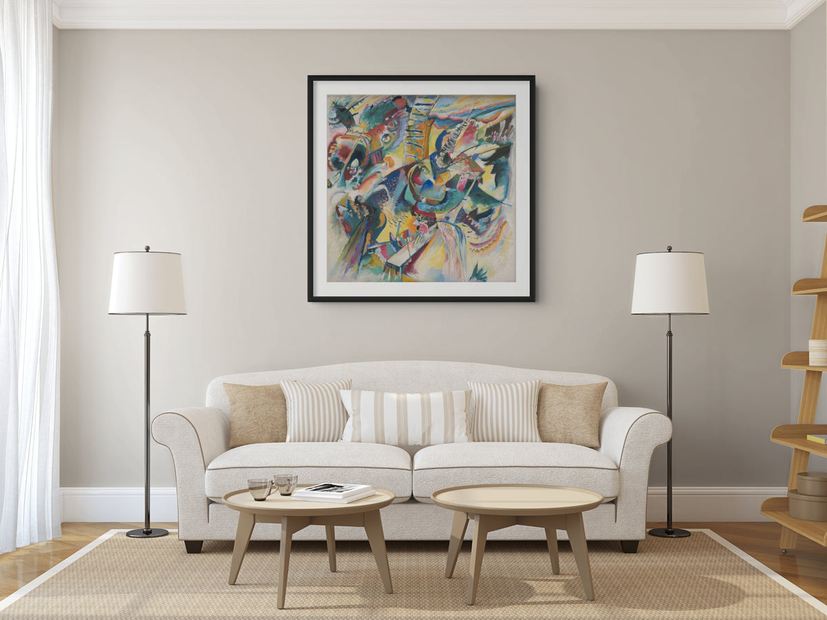 Improvisation Klamm - Wassily Kandinsky - 430g Premium Canvas (gallery quality)