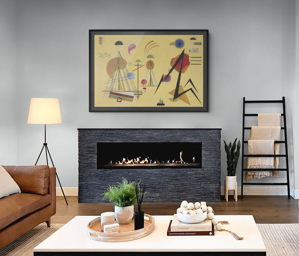 Couple on Horseback - Wassily Kandinsky - Premium 430g canvas (gallery quality)