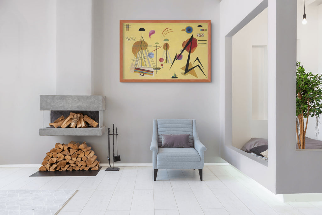 Couple on Horseback - Wassily Kandinsky - Premium 430g canvas (gallery quality)