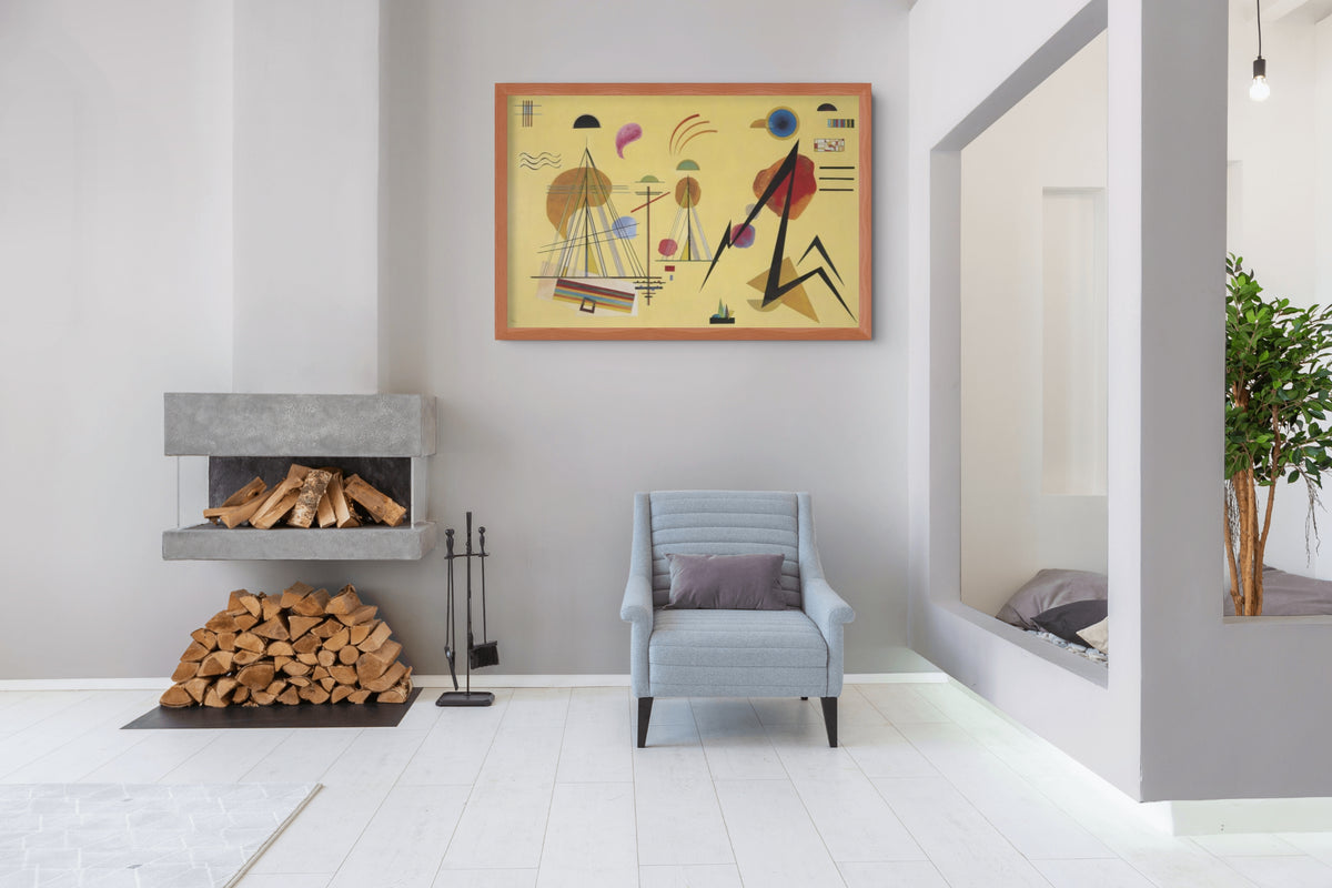 Couple on Horseback - Wassily Kandinsky - Premium 430g canvas (gallery quality)