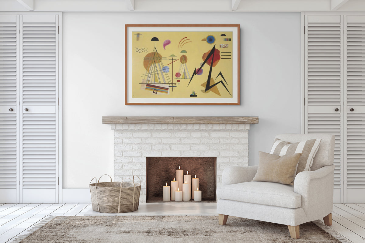 Couple on Horseback - Wassily Kandinsky - Premium 430g canvas (gallery quality)