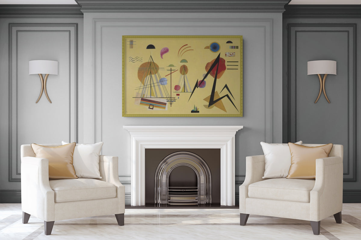 Couple on Horseback - Wassily Kandinsky - Premium 430g canvas (gallery quality)