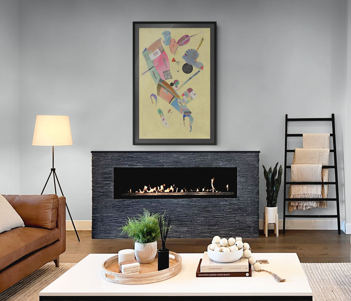 Couple on Horseback - Wassily Kandinsky - Premium 430g canvas (gallery quality)