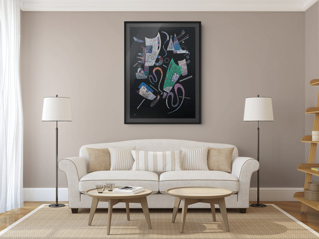 Couple on Horseback - Wassily Kandinsky - Premium 430g canvas (gallery quality)