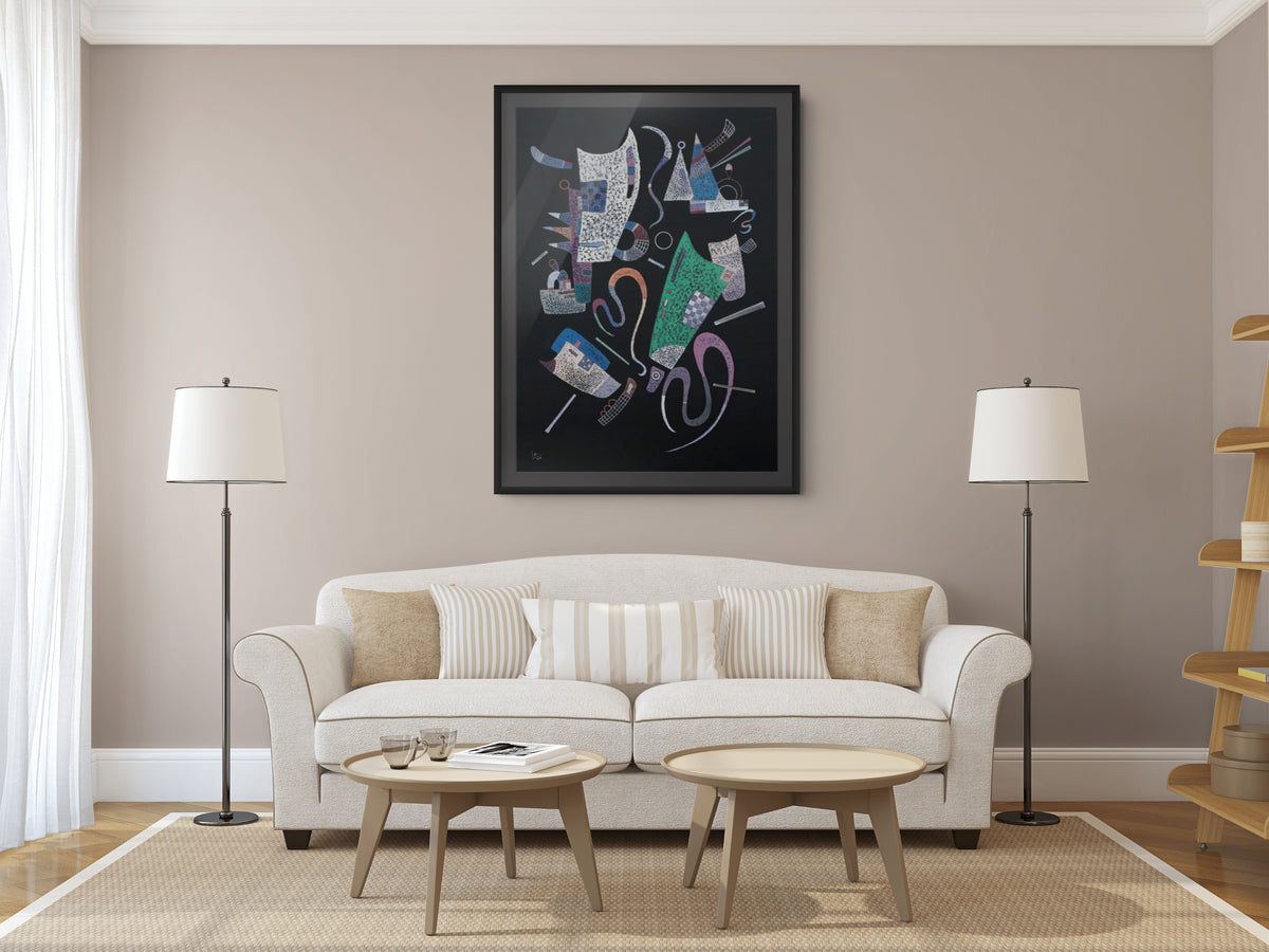 Couple on Horseback - Wassily Kandinsky - Premium 430g canvas (gallery quality)