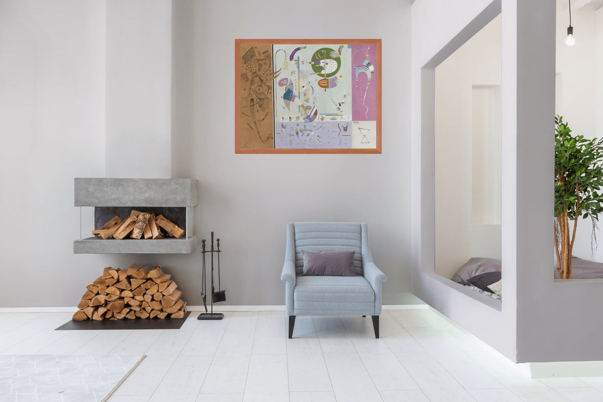 Couple à cheval - Vassily Kandinsky - Toile premium 430g (qualité galerie)