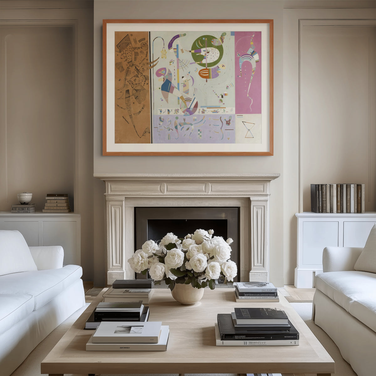 Couple à cheval - Vassily Kandinsky - Toile premium 430g (qualité galerie)