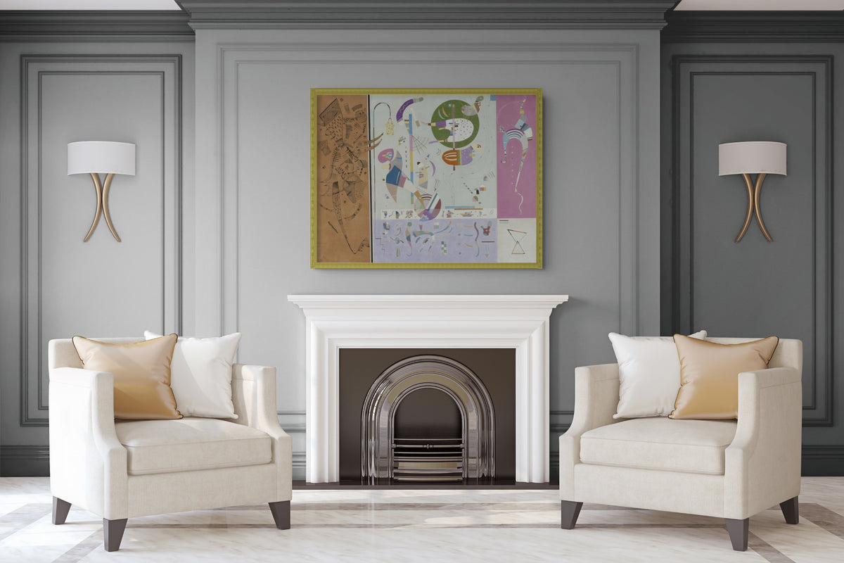 Couple à cheval - Vassily Kandinsky - Toile premium 430g (qualité galerie)