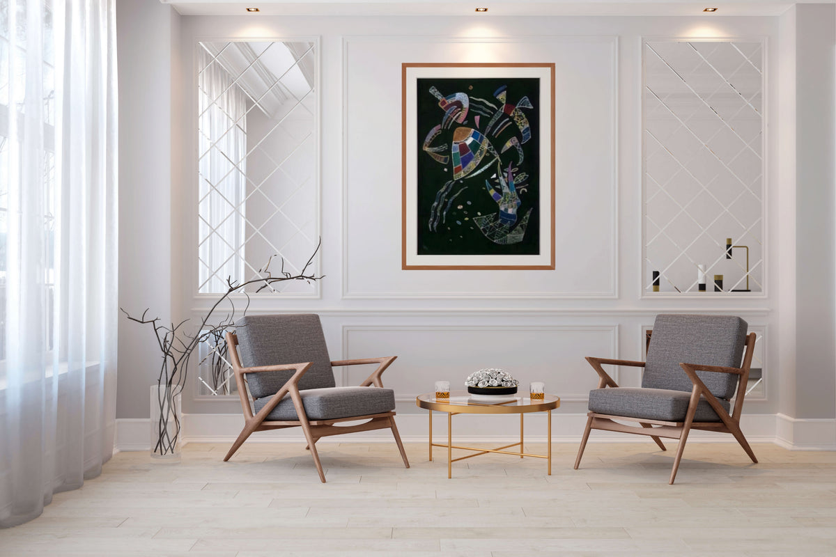 Couple à cheval - Vassily Kandinsky - Toile premium 430g (qualité galerie)