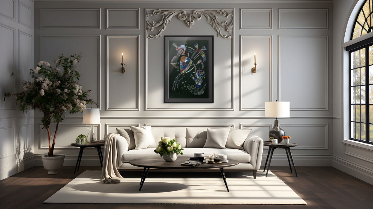 Couple à cheval - Vassily Kandinsky - Toile premium 430g (qualité galerie)