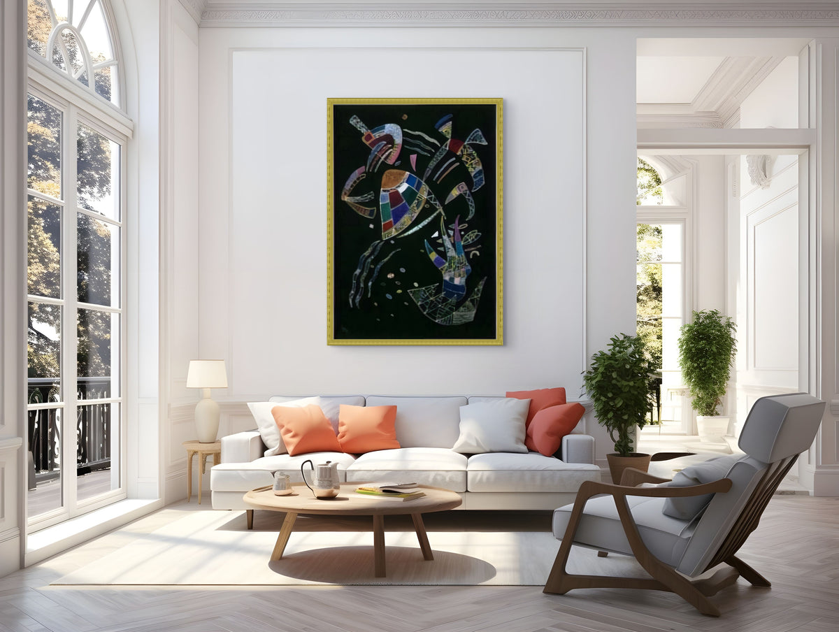 Couple à cheval - Vassily Kandinsky - Toile premium 430g (qualité galerie)